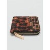 Monedero piel pelo leopardo
