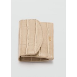 Monedero efecto cocodrilo