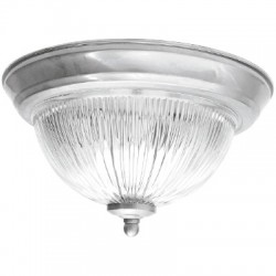 LAMPARA P/TECHO DECORATIVA E27 1 LUZ SATIN 100-240V LENO III NO INCLUYE FOCO