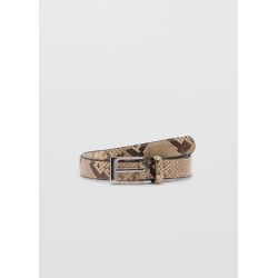 Cinturón fino efecto serpiente