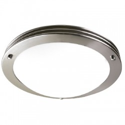 LAMPARA P/TECHO DECORATIVA E27 1 LUZ SATIN 100-240V GAMBERI NO INCLUYE FOCO