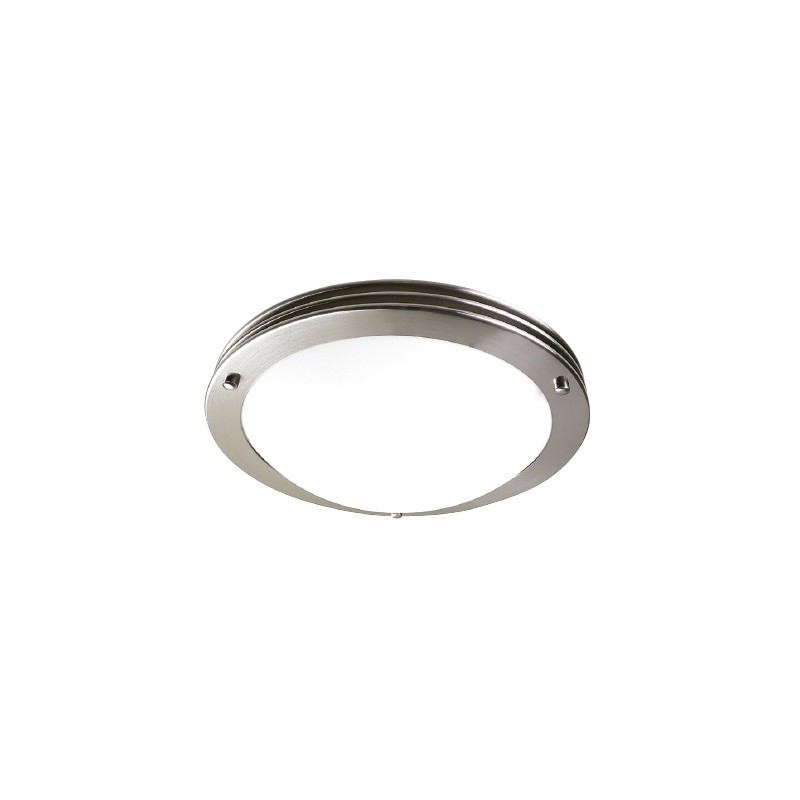 LAMPARA P/TECHO DECORATIVA E27 1 LUZ SATIN 100-240V GAMBERI NO INCLUYE FOCO