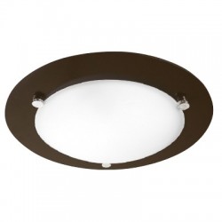LAMPARA P/TECHO DECORATIVA E27 1 LUZ MADERA 100-240V FORLI NO INCLUYE FOCO