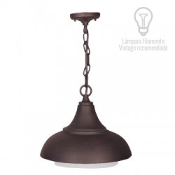 LAMPARA P/PARED DECORATIVA E27 1 LUZ BRONCE ANTIGUO GIEDI 100-240V NO INCLUYE FOCO