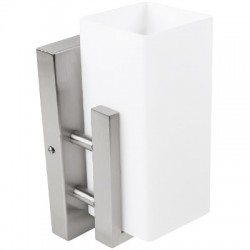 LAMPARA P/PARED DECORATIVA E27 1 LUZ CRST GINEBRA 100-240V NO INCLUYE FOCO