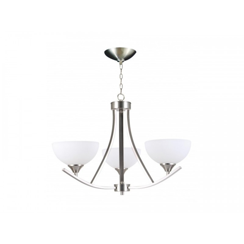 LAMPARA DECO TIPO CANDIL OPALINA 3 LUCES CALI NO INCLUYE FOCO