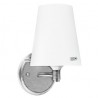 LAMPARA P/PARED DECORATIVA E27 1 LUZ CRST OPALINO GENZANO 100-240V NO INCLUYE FOCO