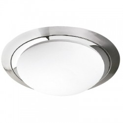 LAMPARA P/TECHO DECORATIVA E27 1 LUZ SATIN 100-240V IRLANDA NO INCLUYE FOCO
