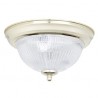LAMPARA P/TECHO DECORATIVA E27 1 LUZ LATON 100-240V LENO III NO INCLUYE FOCO