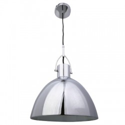 LAMPARA DECORATIVA COLGANTE E26 1 LUZ CROMO 100-127V BAMBA II NO INCLUYE FOCO