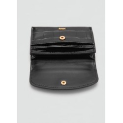 Monedero efecto cocodrilo