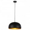 LAMPARA DECORATIVA COLGANTE E26 1 LUZ NEGRO MATE 100-240V NO INCLUYE FOCO