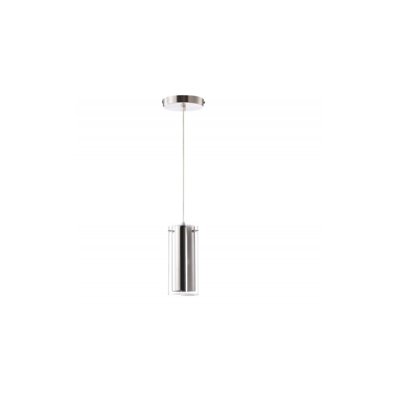 LAMPARA DECORATIVA COLGANTE E26 1 LUZ SATIN 127V NO INCLUYE FOCO