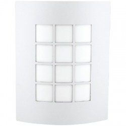 LAMPARA SUP P/MURO E27 DECORATIVA 100-240V 1 LUZ BLANCO TURIN I NO INCLUYE FOCO