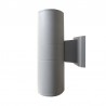 LAMPARA PARA MURO DECORATIVA E27 1 LUZ GRIS MATE NO INCLUYE FOCO