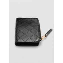 Billetera costuras decorativas