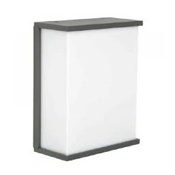 LAMPARA SUP P/MURO E27 DECORATIVA 100-240V 1 LUZ SATIN TOULON III NO INCLUYE FOCO