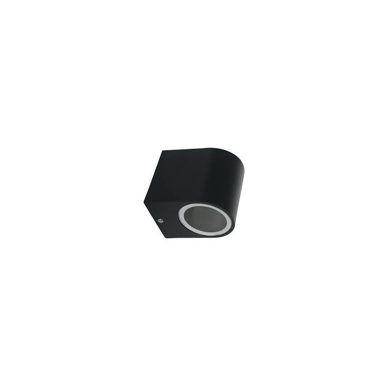 LAMPARA SUPERFICIE PARA MURO GU10 DECORATIVA 90-260V NEGRO NO INCLUYE FOCO ARTLITE