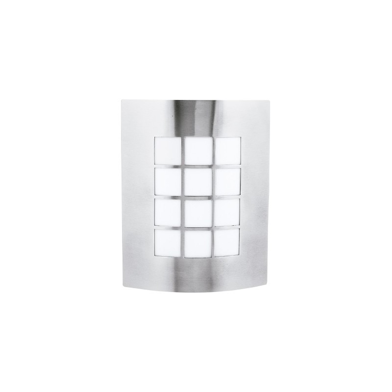LAMPARA SUP P/MURO E27 DECORATIVA 100-240V 1 LUZ SATIN TURIN I NO INCLUYE FOCO