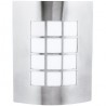 LAMPARA SUP P/MURO E27 DECORATIVA 100-240V 1 LUZ SATIN TURIN I NO INCLUYE FOCO