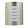 LAMPARA SUP P/MURO E27 DECORATIVA 100-240V 1 LUZ SATIN TURIN NO INCLUYE FOCO
