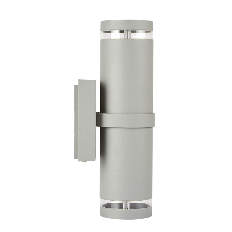 LAMPARA SUP P/MURO E27 DECORATIVA 100-240V 2 LUCES SATIN TOLEDO I NO INCLUYE FOCO