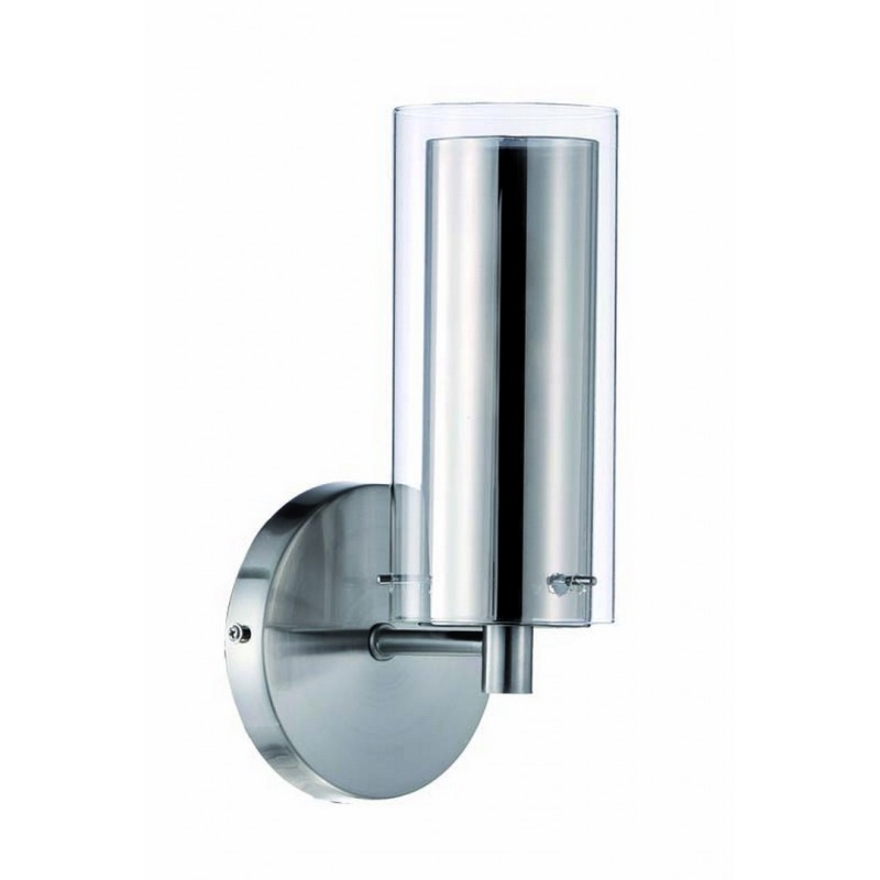 LAMPARA PARA PARED DECORATIVA E26 1 LUZ SATIN NO INCLUYE FOCO JAVA