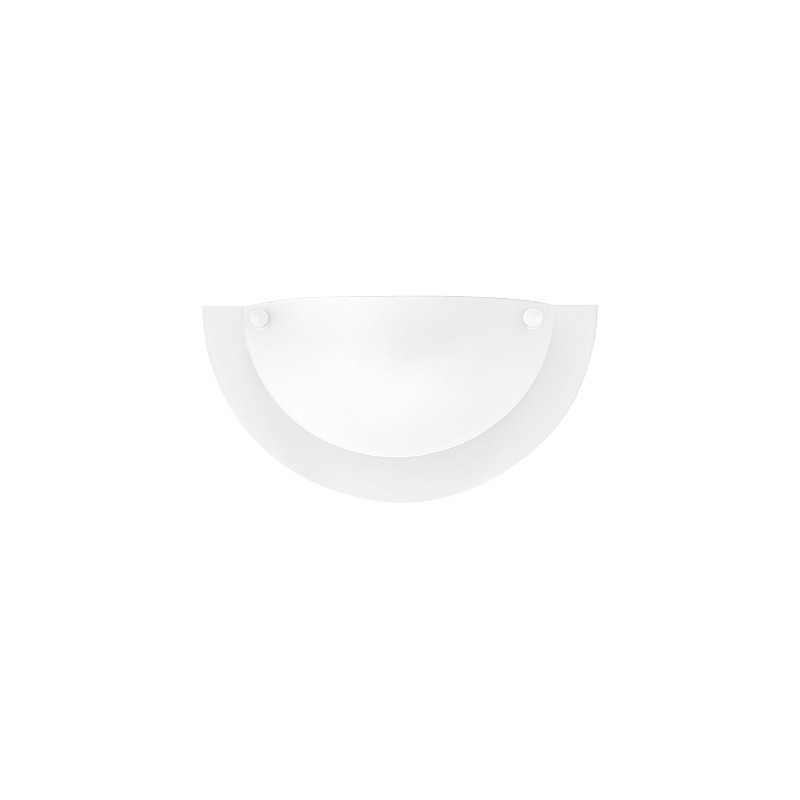 LAMPARA P/PARED DECORATIVA E27 1 LUZ BLANCO OPALINO 100-240V FORIO I NO INCLUYE FOCO
