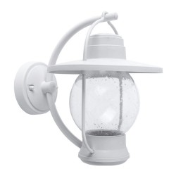 LAMPARA SUP P/MURO E27 DECORATIVA 100-240V 1 LUZ BLANCO AQUARIUS NO INCLUYE FOCO