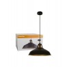 LAMPARA DECORATIVA COLGANTE E26 1 LUZ NEGRO 100-240V MATE AGORA NO INCLUYE FOCO