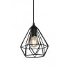 LAMPARA DECORATIVA COLGANTE E26 1 LUZ NEGRO 1 X 60W TALHITA NO INCLUYE FOCO