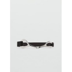 Cinturón piel cierre metálico