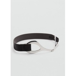 Cinturón piel cierre metálico