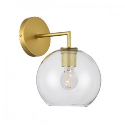 LAMPARA P/PARED DECORATIVA E27 1 LUZ CRST 100-240V NO INCLUYE FOCO