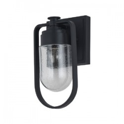 LAMPARA SUP P/MURO E27 DECORATIVA 100-240V 1 LUZ NEGRO NO INCLUYE FOCO