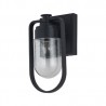 LAMPARA SUP P/MURO E27 DECORATIVA 100-240V 1 LUZ NEGRO NO INCLUYE FOCO