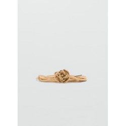 Cinturón trenzado flor