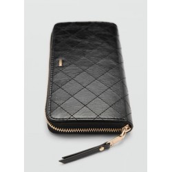 Billetera costuras decorativas