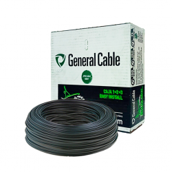CABLE THHN 6 NEGRO GENERAL CABLE CAJA
