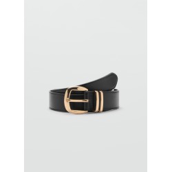 Cinturón hebilla metálica