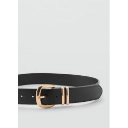 Cinturón hebilla metálica