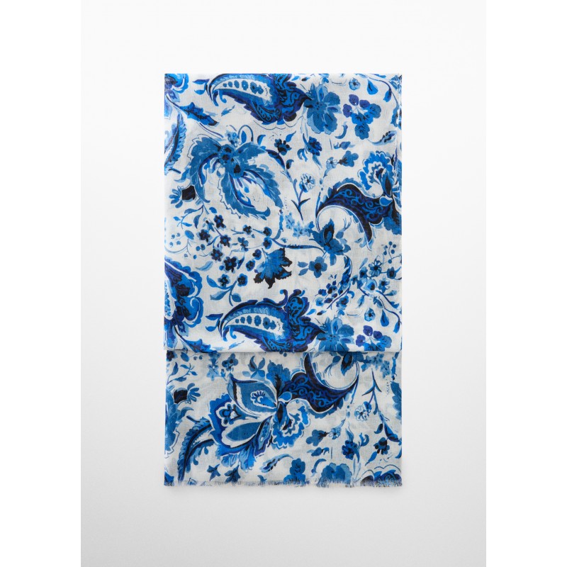 Fular estampado floral