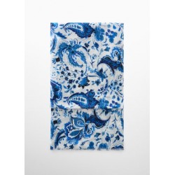 Fular estampado floral