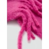 Bufanda mezcla lana flecos