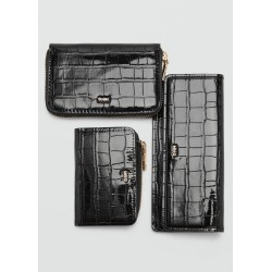 Billetera efecto cocodrilo