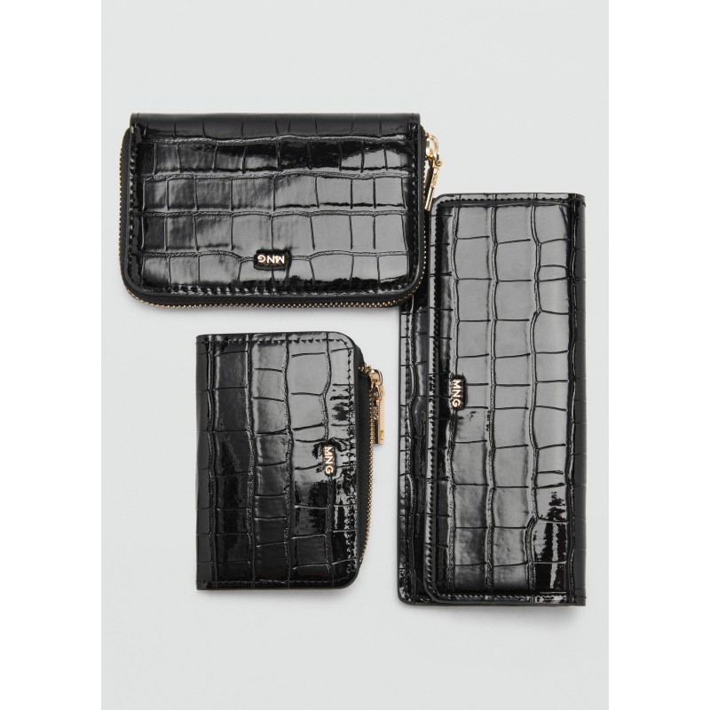 Billetera efecto cocodrilo
