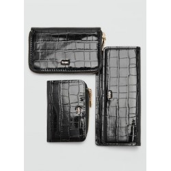 Billetera efecto cocodrilo