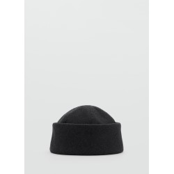 Gorro lana bajo vuelto