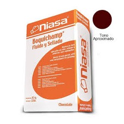 BOQUILLA CON ARENA CHOCOLATE SACO 10KG NIASA