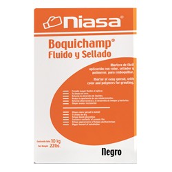 BOQUILLA CON ARENA NEGRO SACO 10KG NIASA